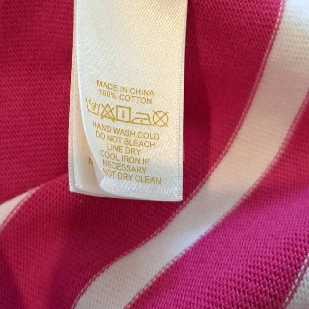 Kate Spade Tropez Striped Sleeveless Mini Dress Rio Pink & White Small - Picture 10 of 10